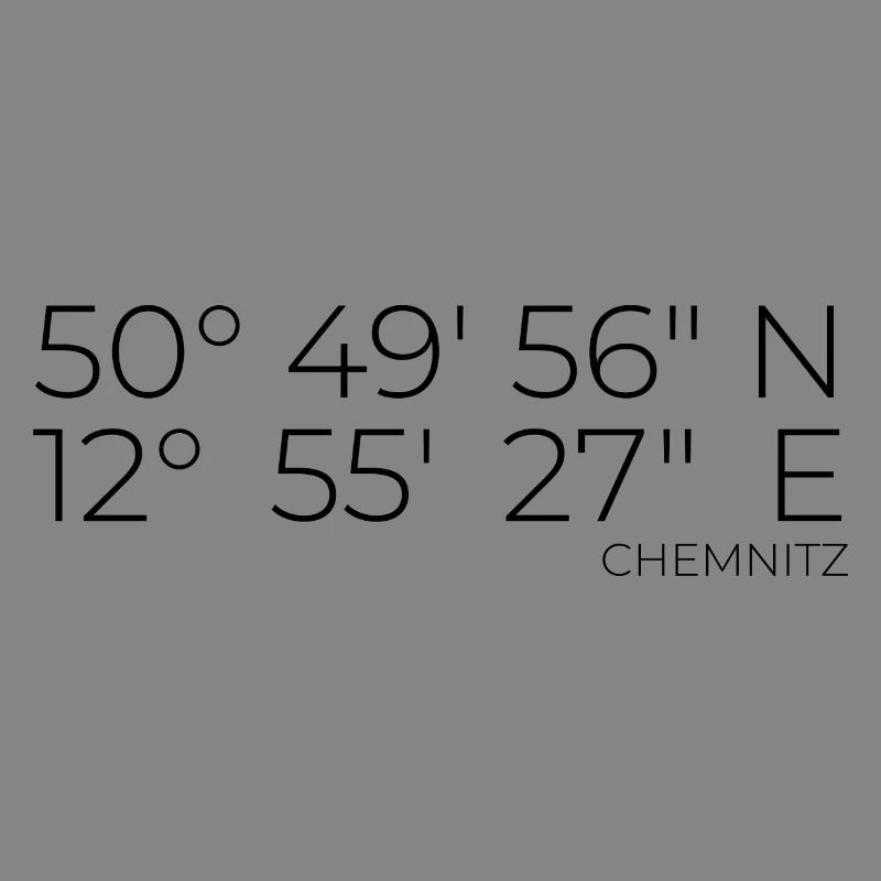 Coordinates Chemnitz