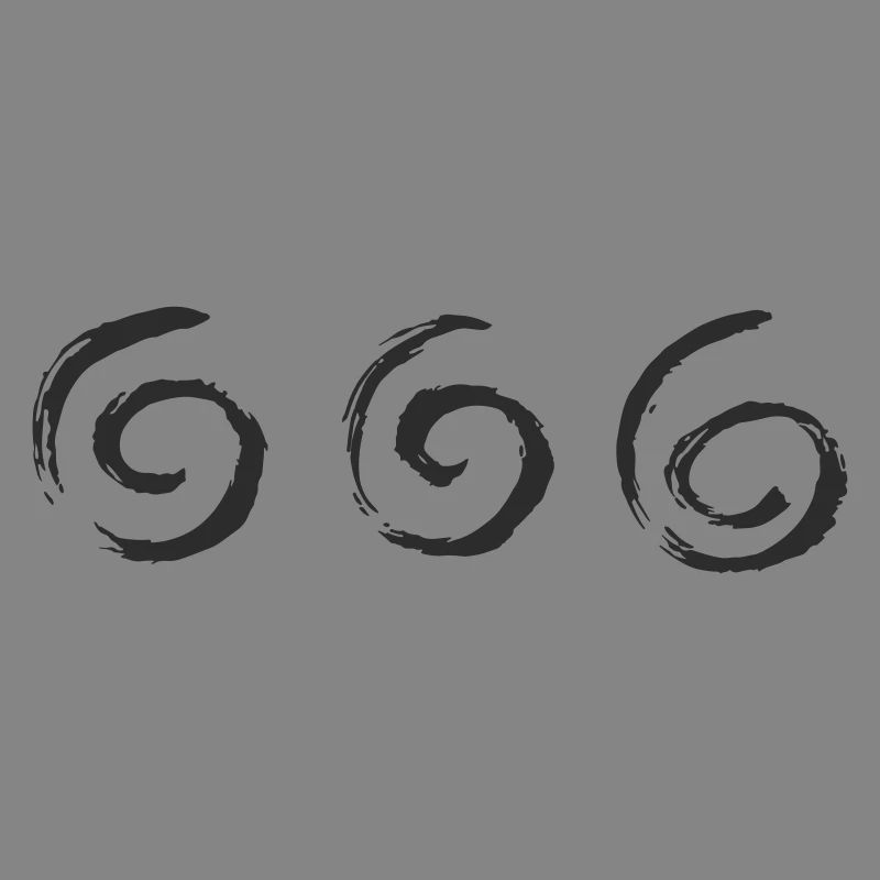 Cercles triples à pinceaux