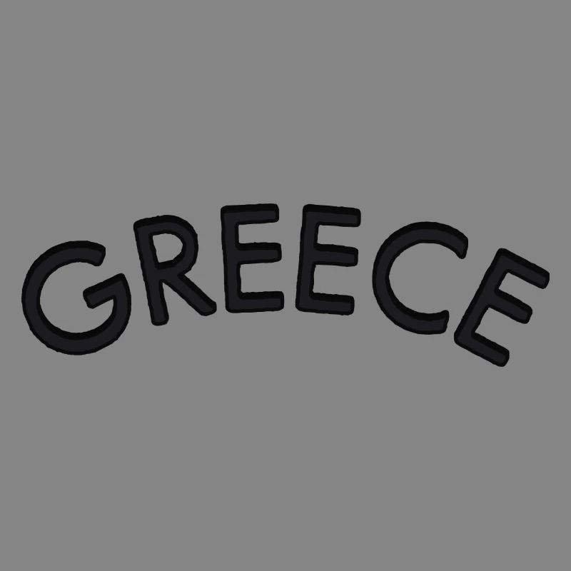 Greece Curve Lettering