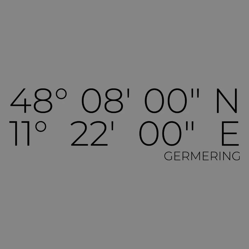 Coordinates Germering, Bavaria
