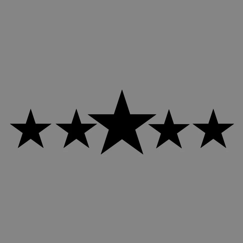 Five solid stars