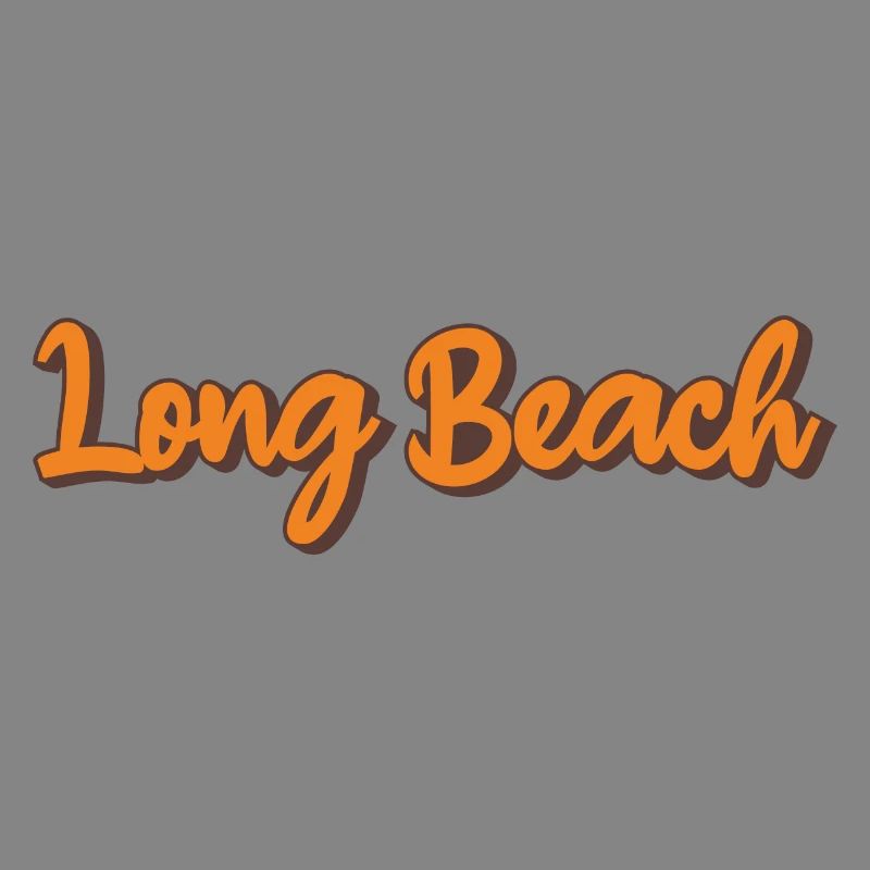 Long Beach Retro Script