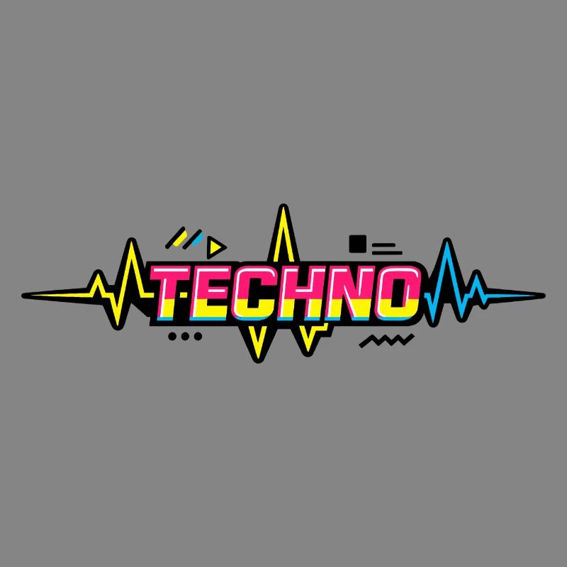 Techno Neon Pulse
