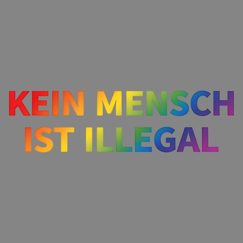 No One Is Illegal Rainbow