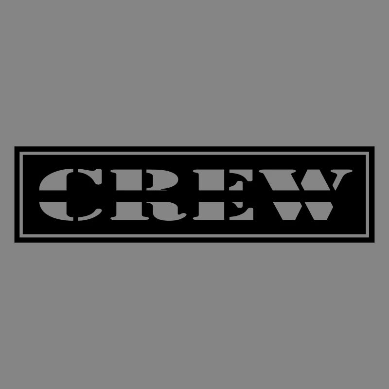 Crew design in patch format