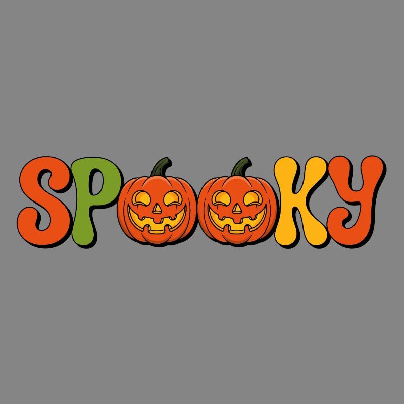 Spooky Pumpkin Lettering