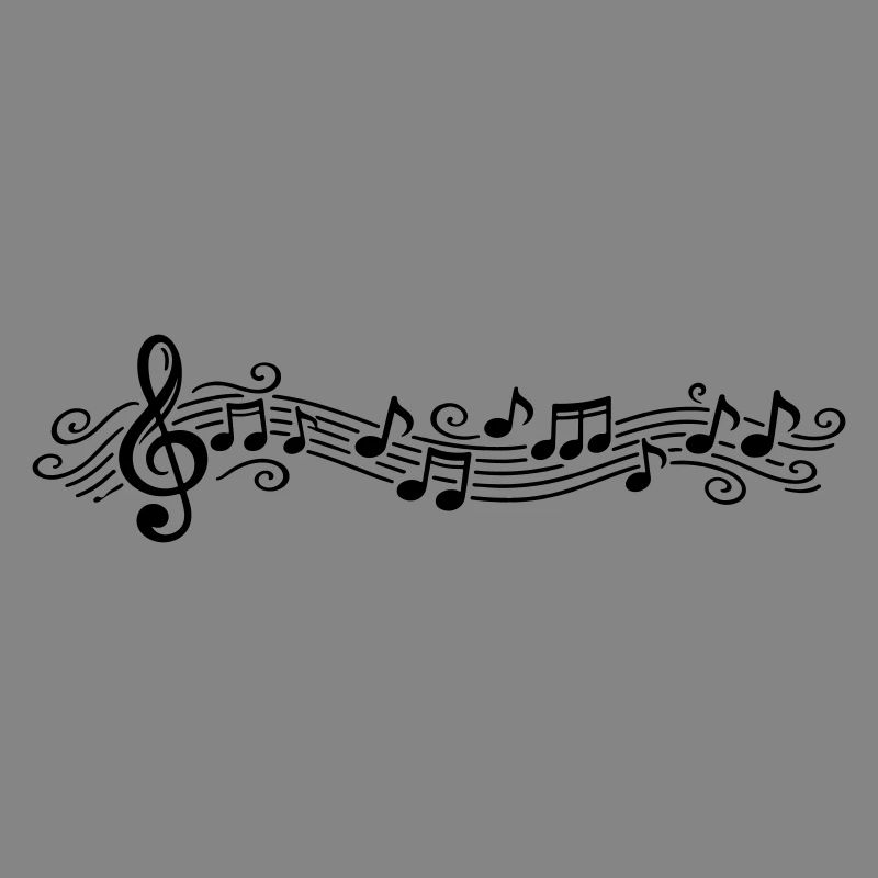 Notes musicales Clés de mélodie