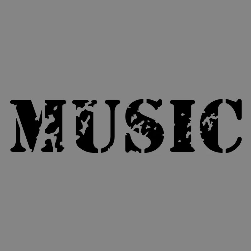 La musique comme la conception d'impression de