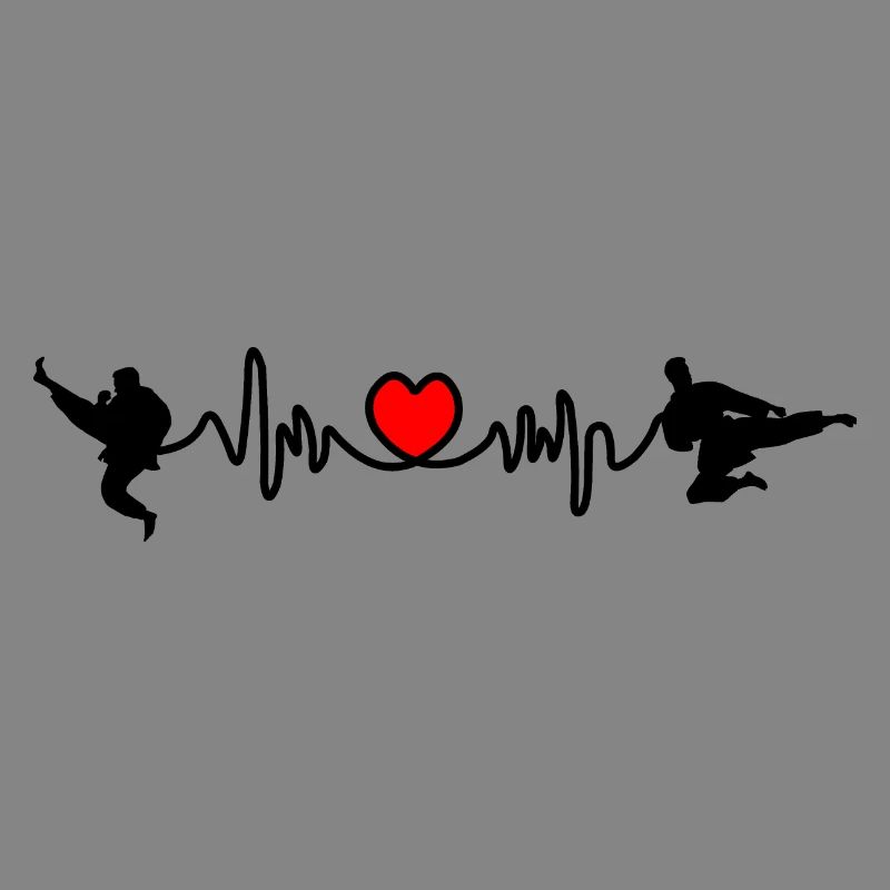 Karate Cardio oder Herzfrequenz mit Karate-Kicks