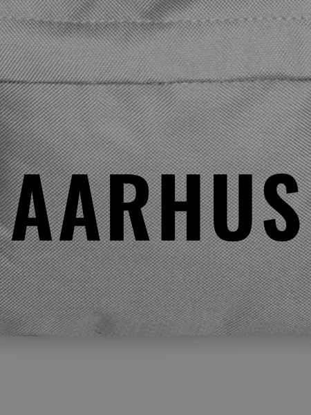 Aarhus Dänemark Minimal Typografie