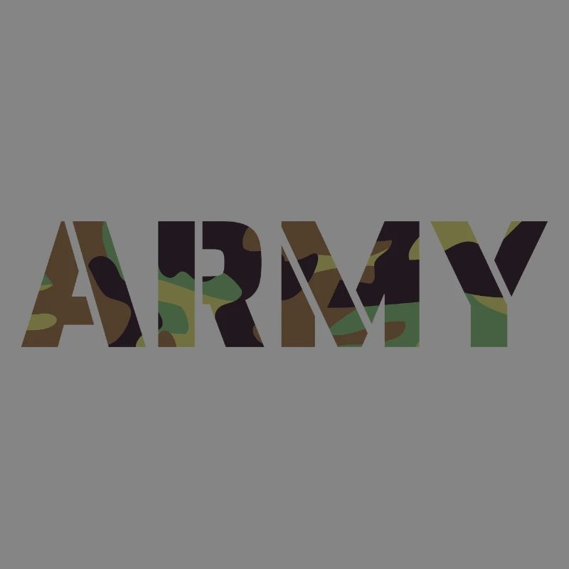ARMY Text UK Camouflage Pattern