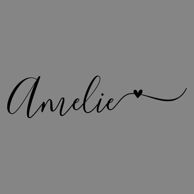 Amelie Last Name First Name Decorative