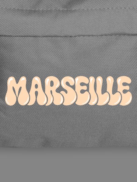 Marseille Mittelmeer-Typo-Blase