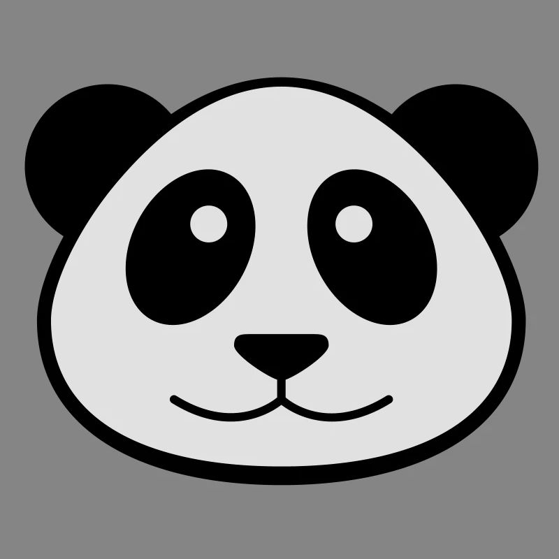 Visage de panda