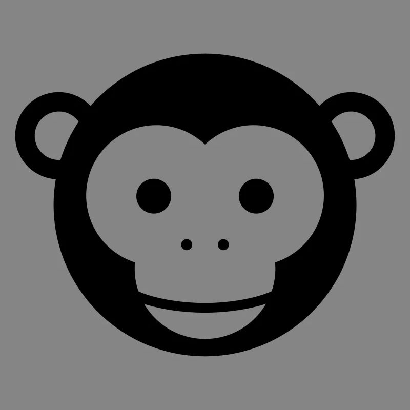 Monkey Head – Cute Monkey Face Cartoon