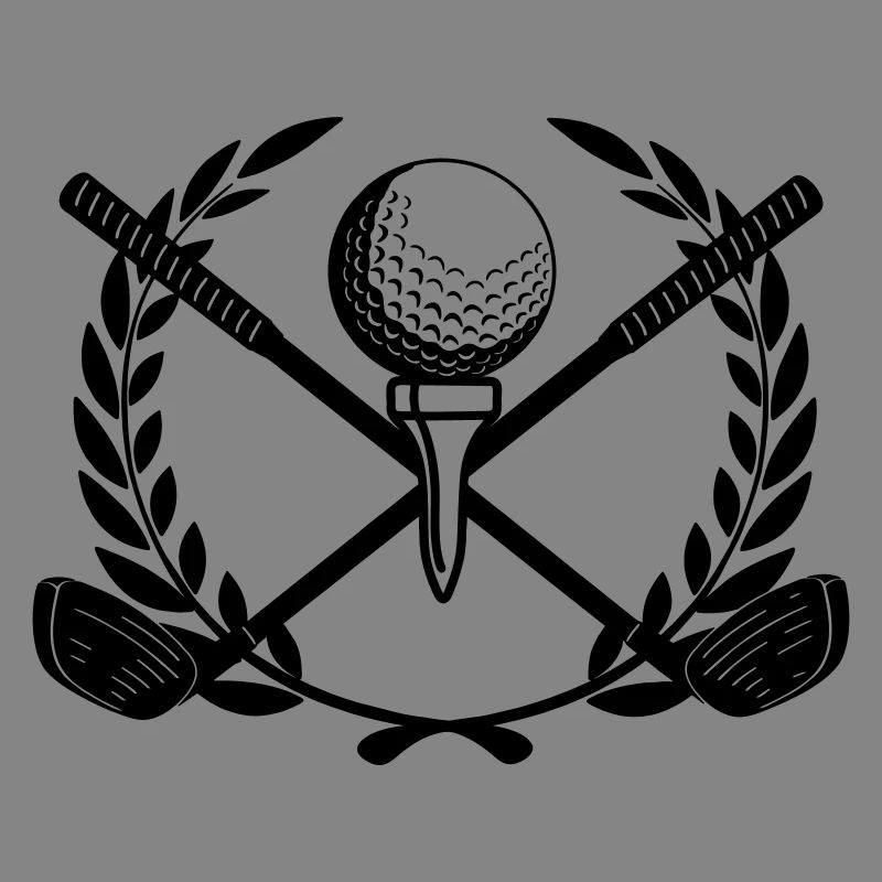 Golfin laurel wreath