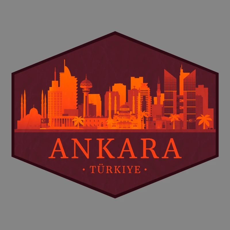 Ankara Skyline Badge
