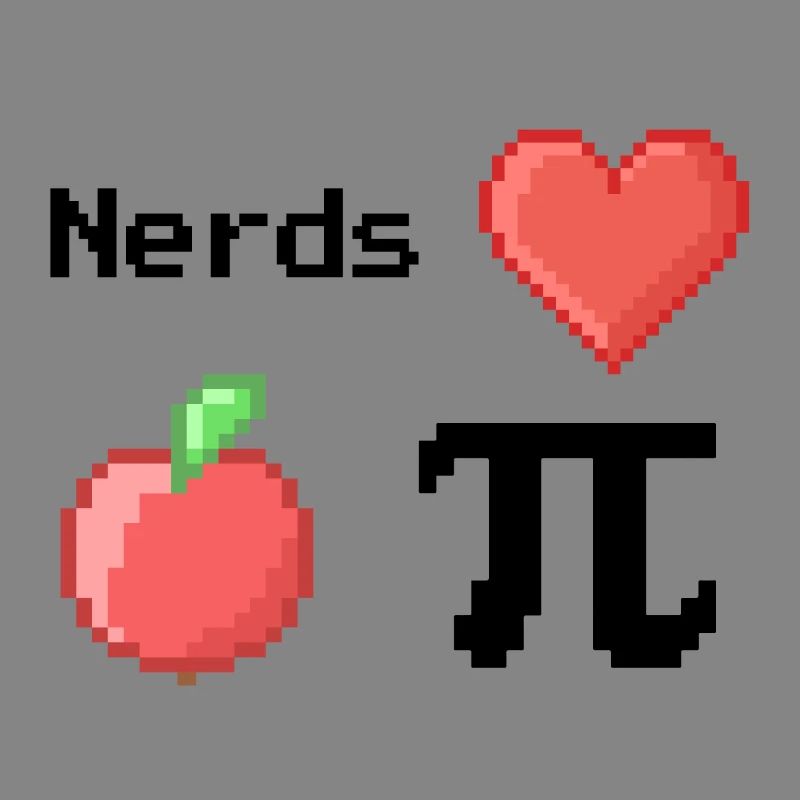 nerds love apple pi pie sprüche math s pixel
