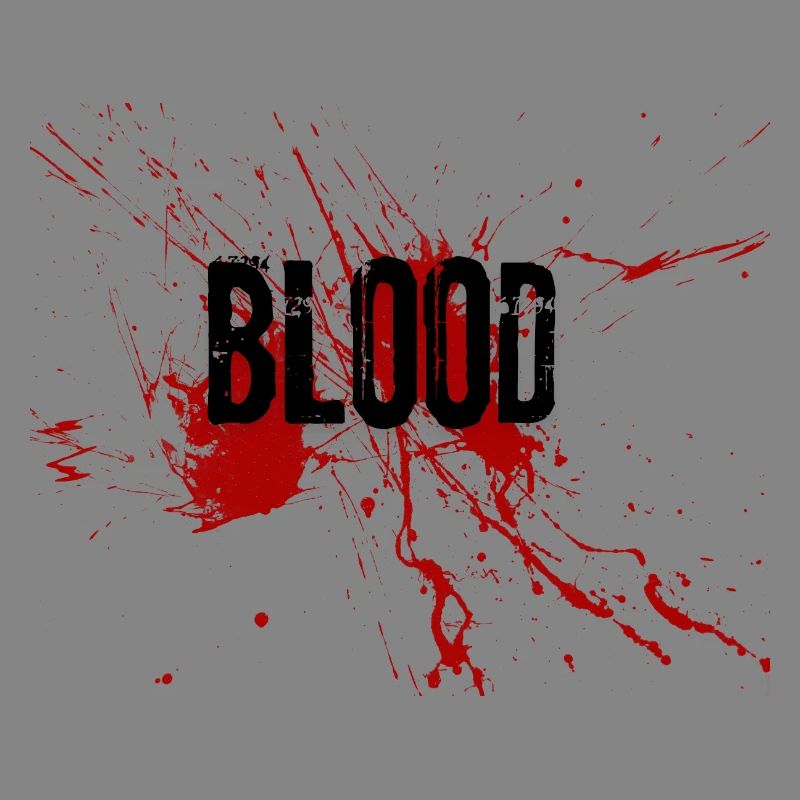 Bloody Splatter Lettering