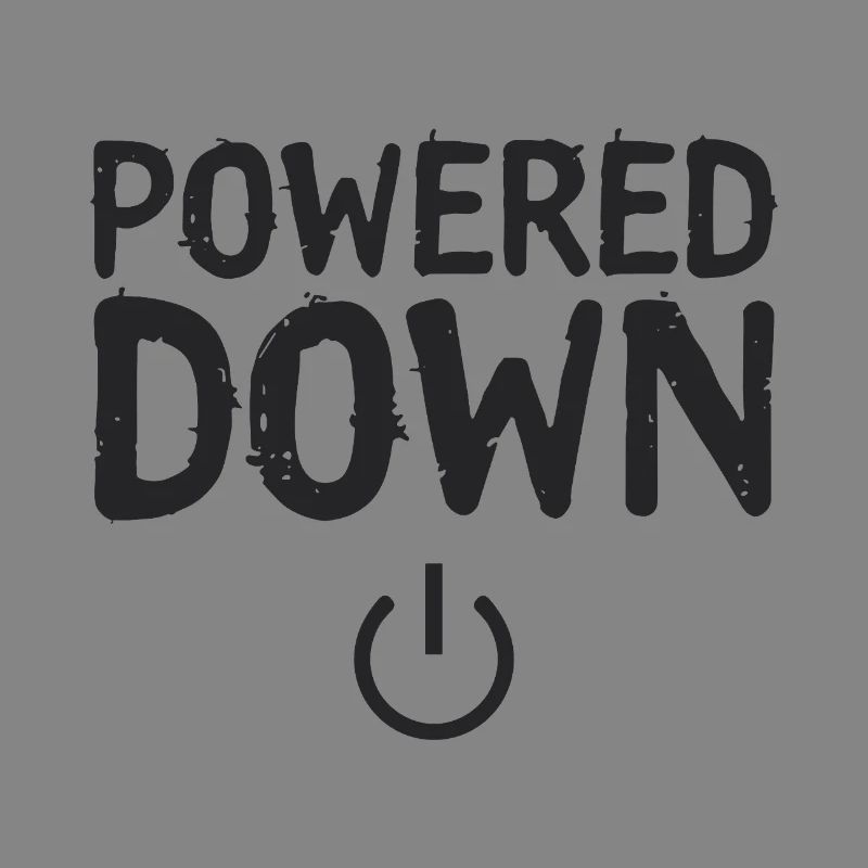 Powered Down Power Status Off