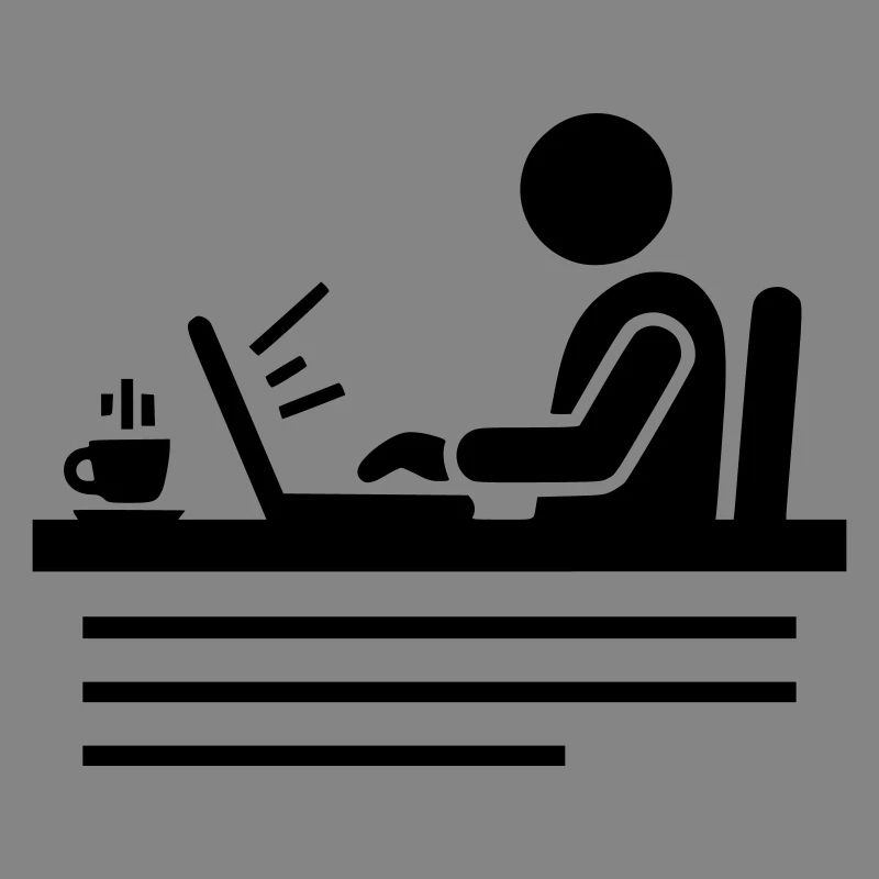 Büro & Home-Office | Programmierer Piktogramm