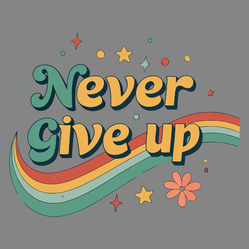Rainbow Retro Perseverance