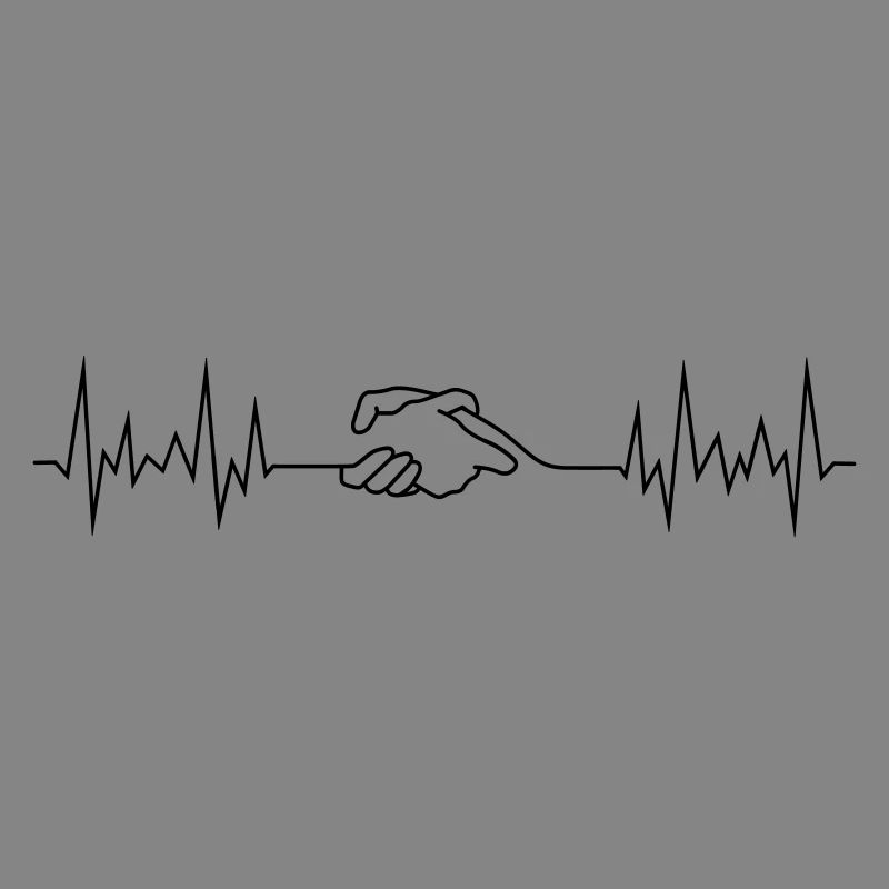 wave peace handshake