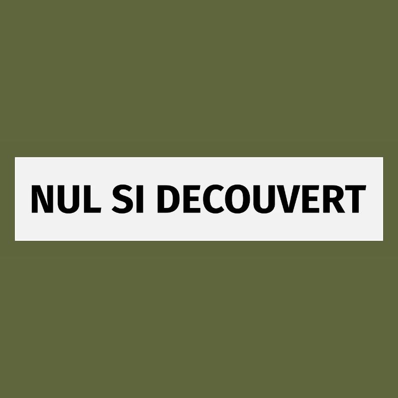 Nul si découvert