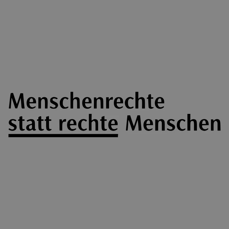 Menschenrechte Spruch Block