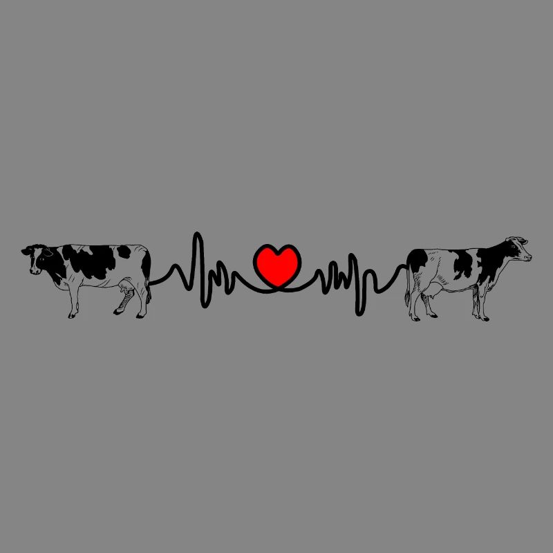 Cardio-Herzfrequenz-Kühe