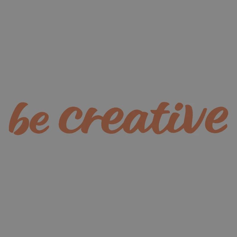 Sei kreativ Script Brown