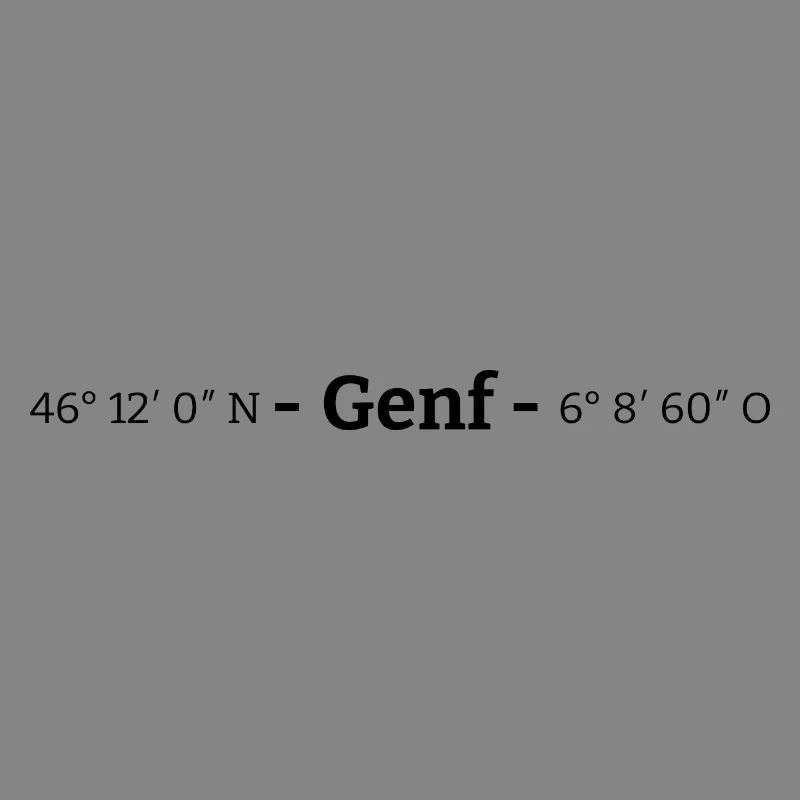Coordinates Geneva