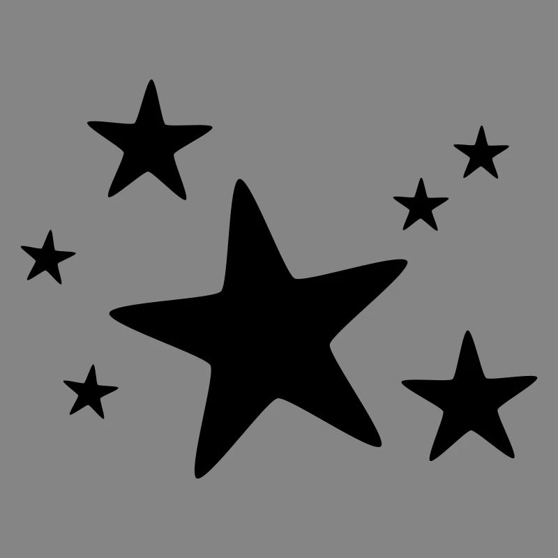 Sternengruppe einfarbig