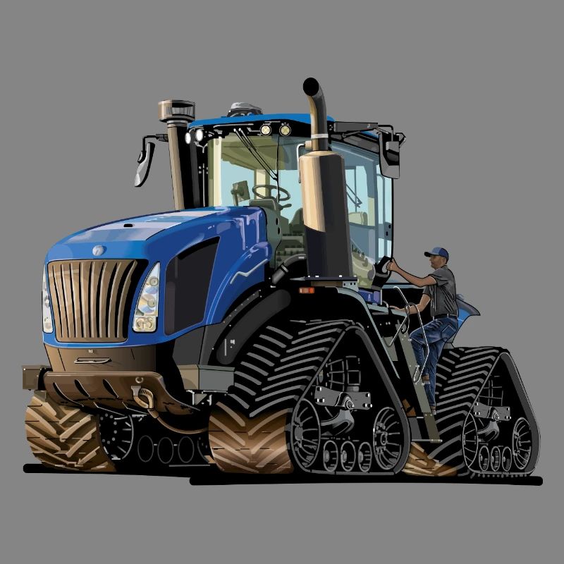 Traktor mit Raupenantrieb