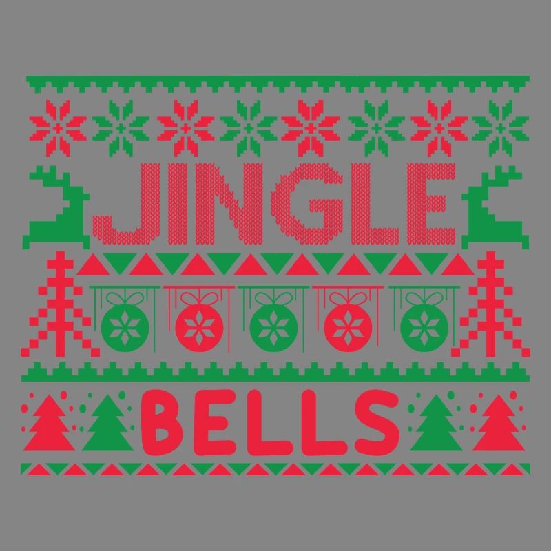Hässlicher Pullover - Jingle Bells Strickanleitung