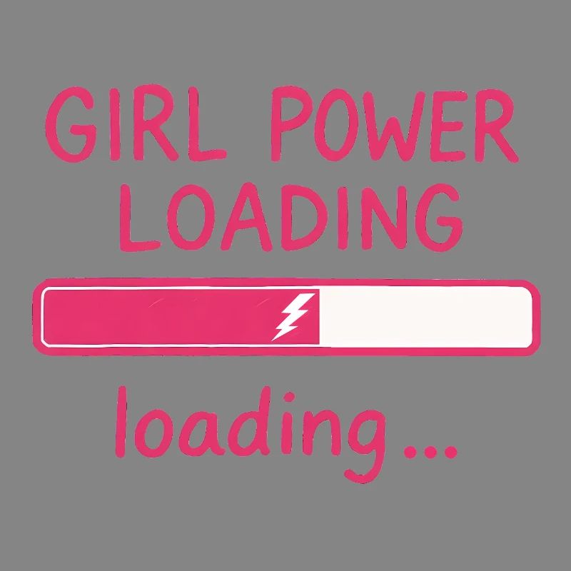 Girl Power Loading Bar