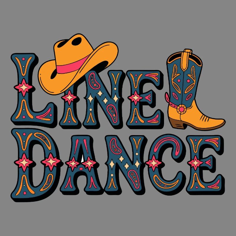 Line Dance Western Pattern