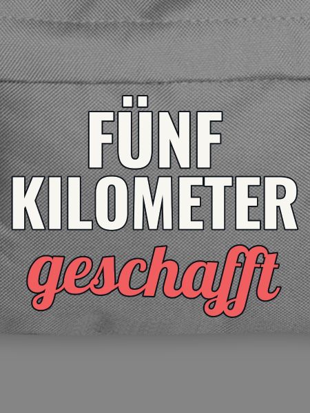 Erster Fünf Kilometer Lauf Geschenkidee