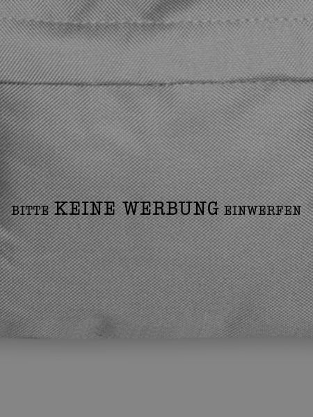 Bitte Keine Werbung einwerfen