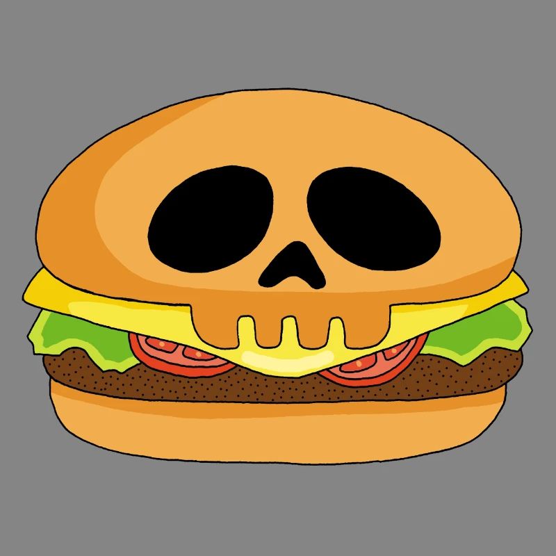 Burger skull