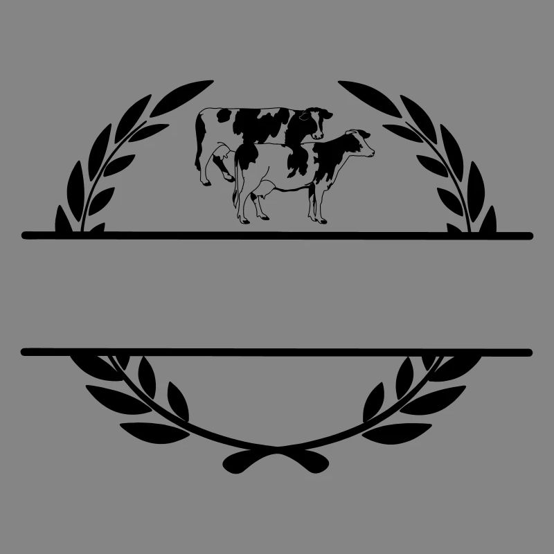 Monogramm Milchkühe