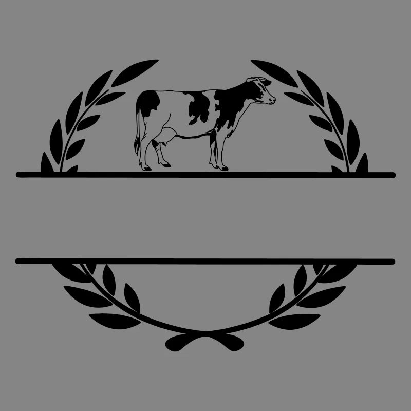 Dairy cow monogram