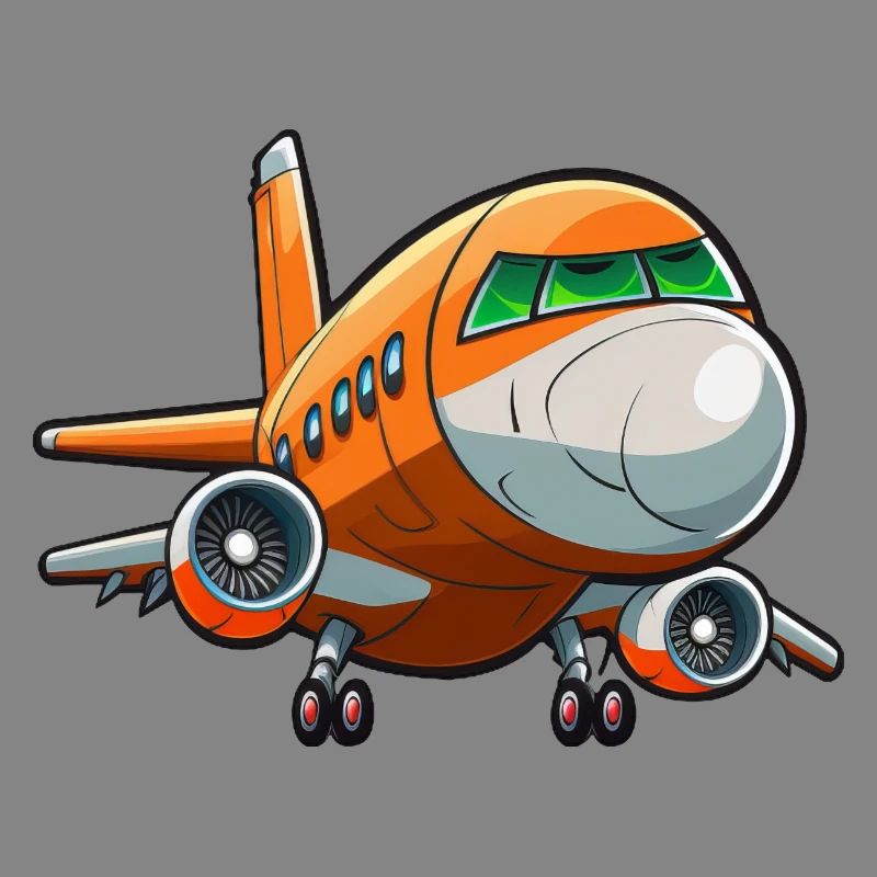 Comic Jet Plane