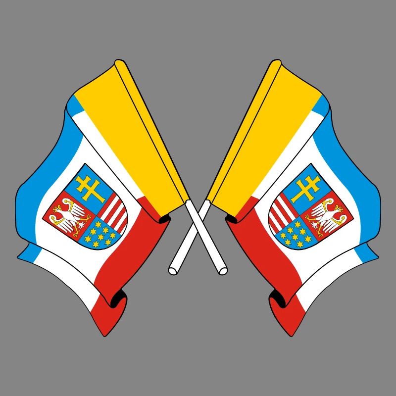 Deux drapeaux de la Sainte-Croix