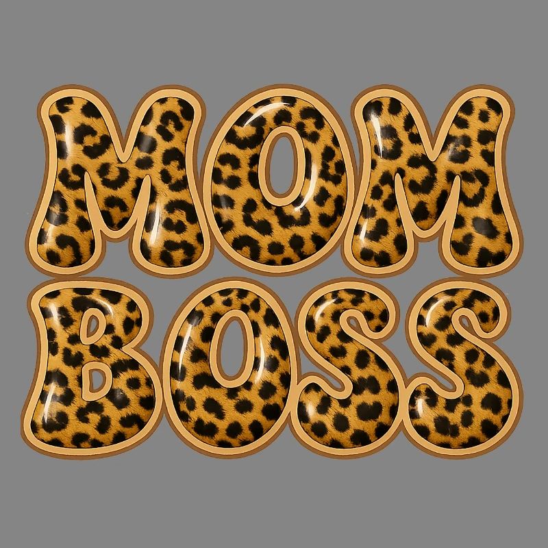 mom y2k design with leopard print