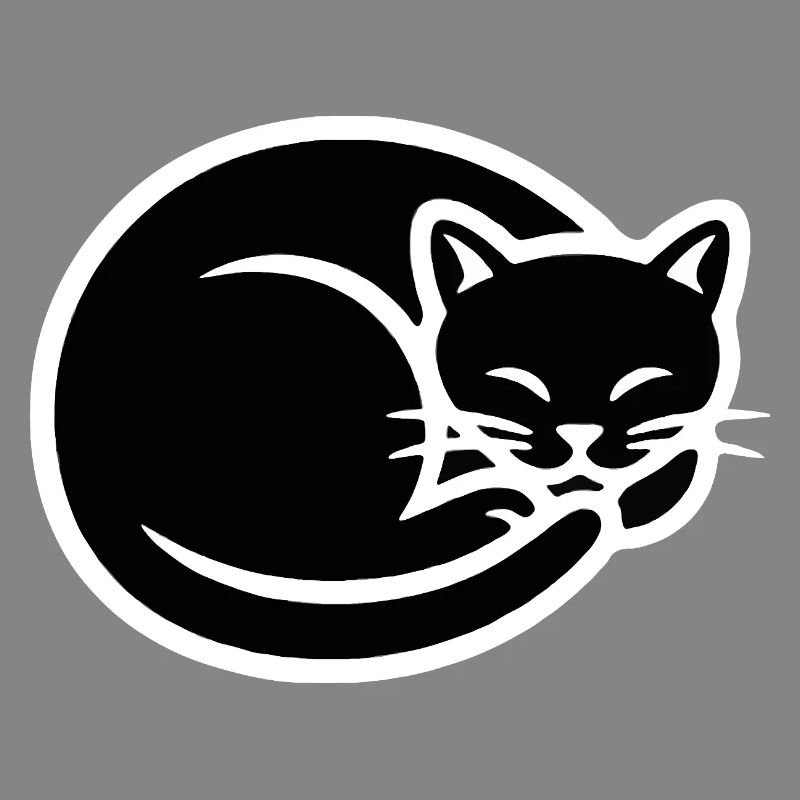 Minimalist Cat Silhouette