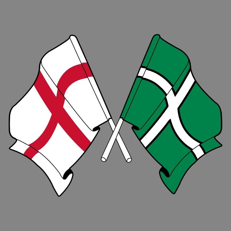 Devon & England Crossed