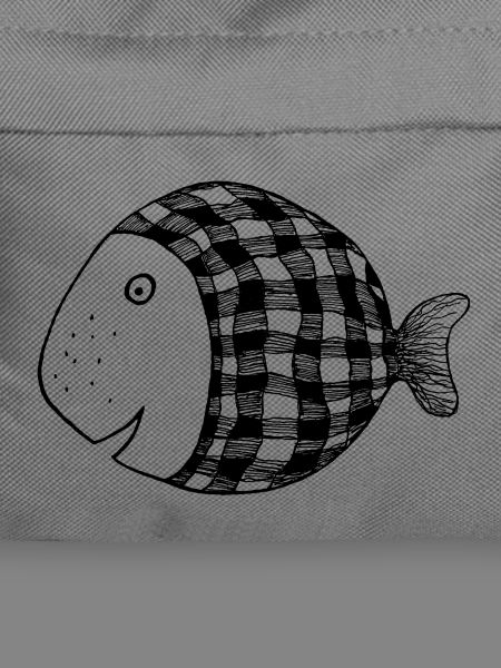 Dicker Fisch kariert