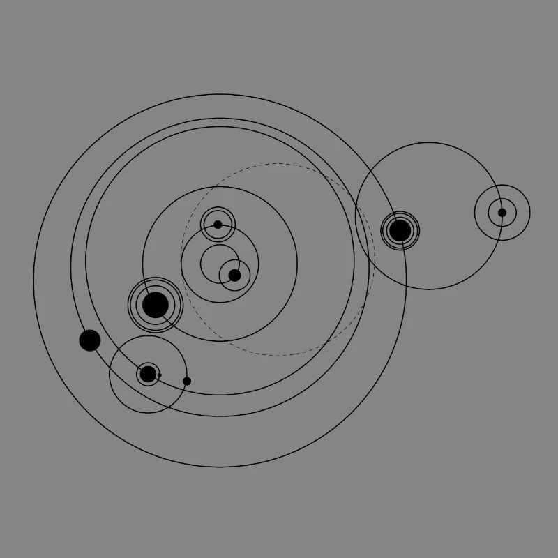 Solar system only (black)