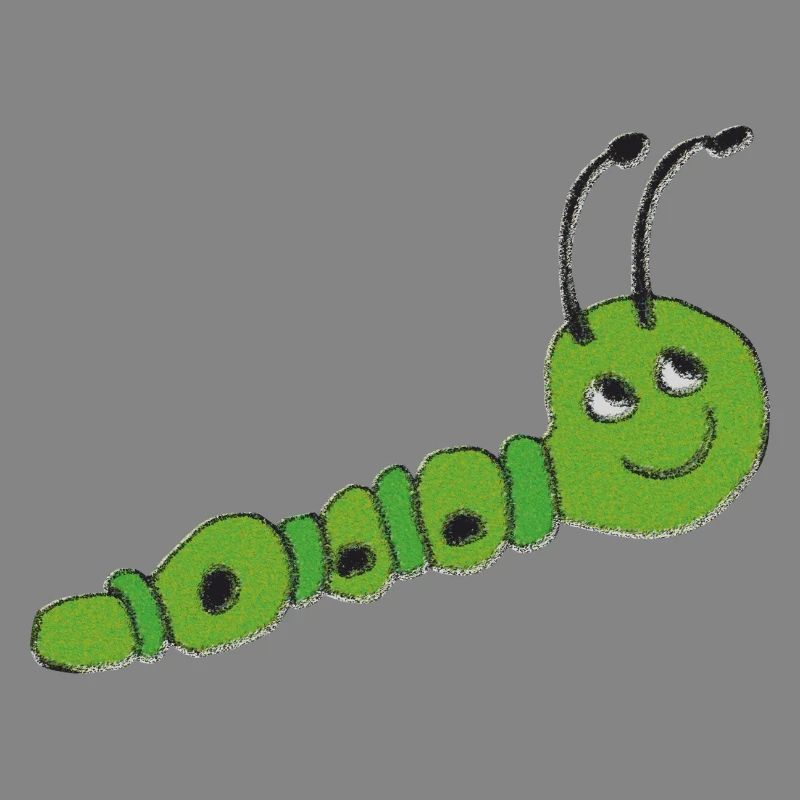 Caterpillar impressionism